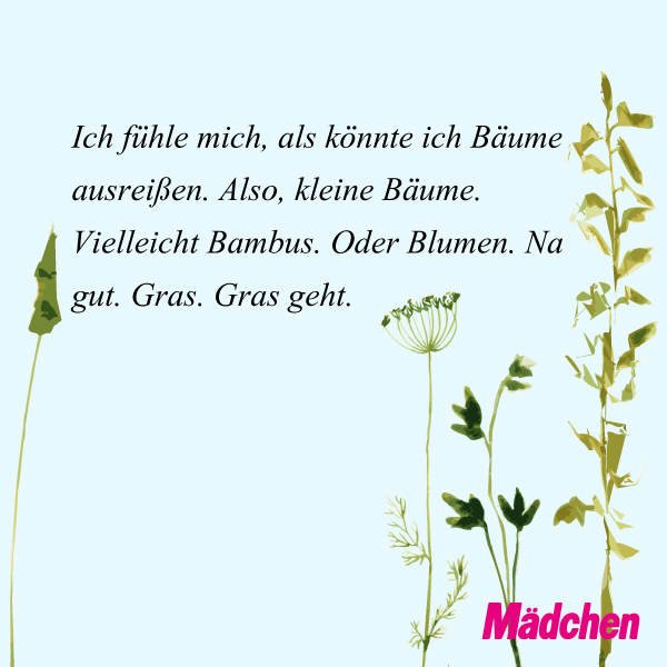 WhatsApp-Spruch: Ich fühle mich...