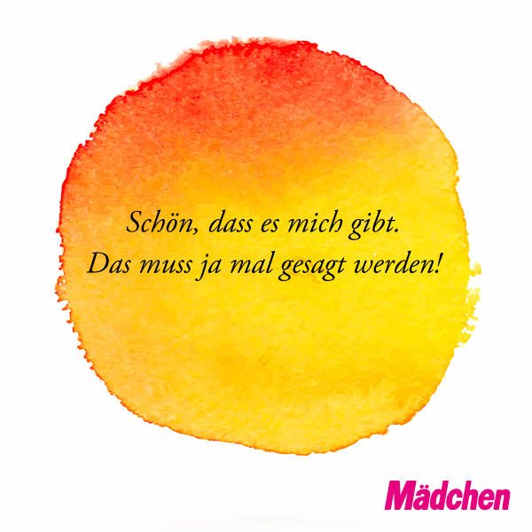 Spruch über mich