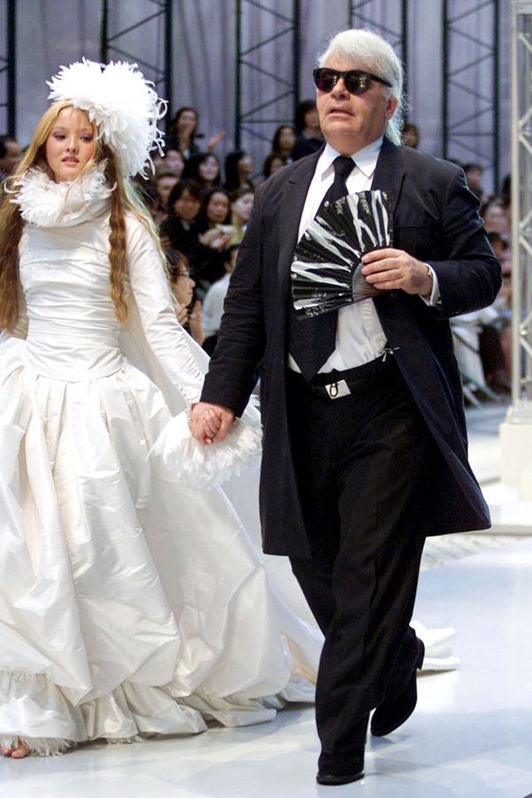 Karl Lagerfeld vor seiner Diät
