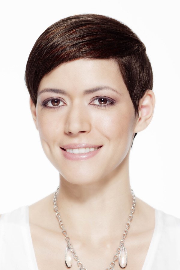 Kurzhaarfrisuren: dezentes Cutting