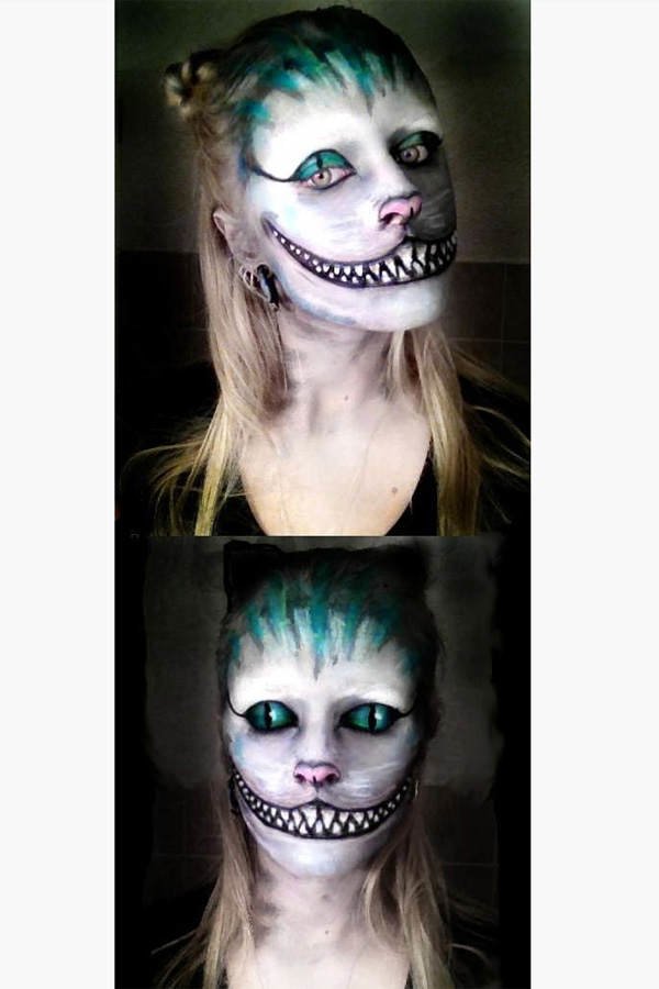 Grinsekatze schminken