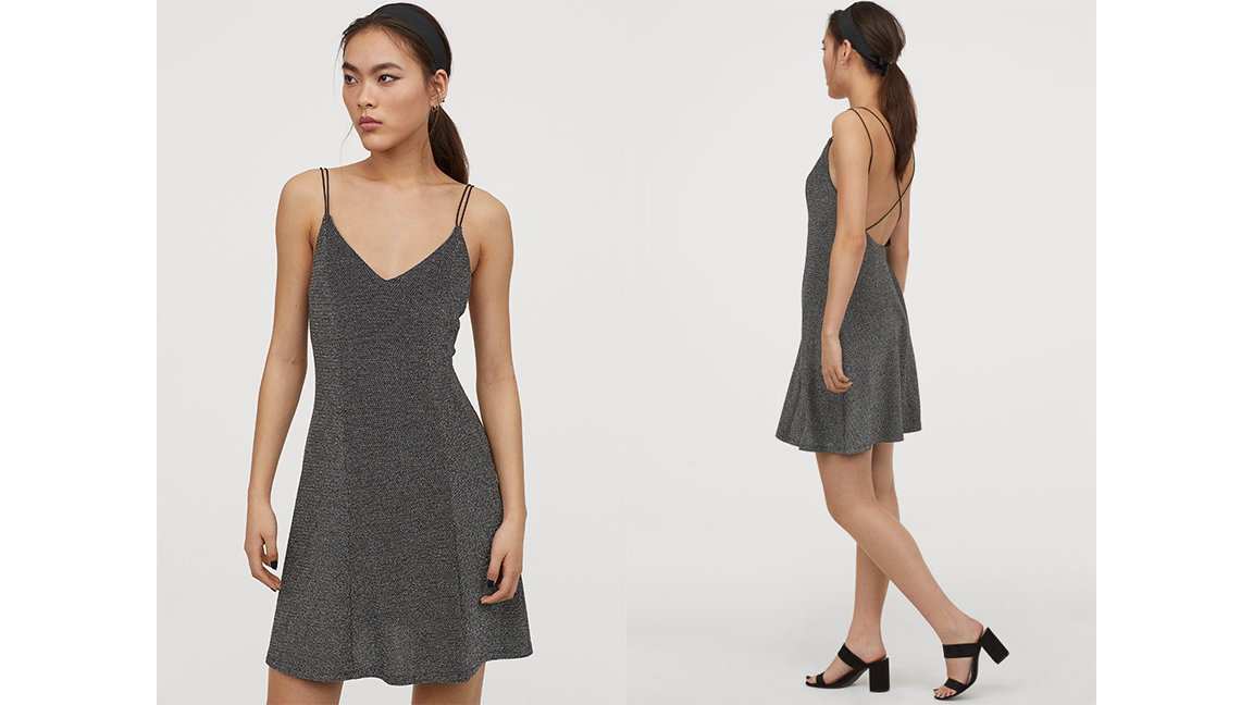 silvesterkleid outfit h&m