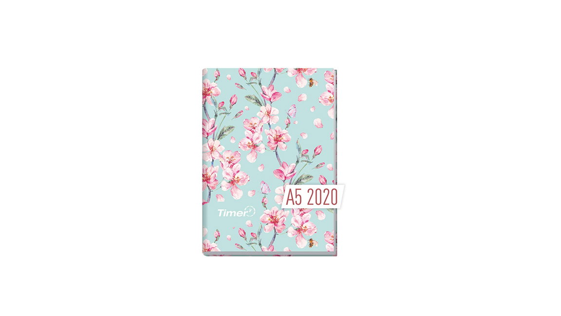terminplaner 2020 florales muster kirschblüten