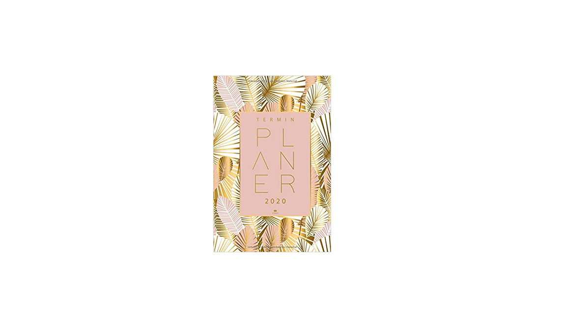 terminplaner 2020 rosa gold muster 