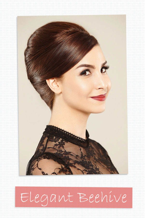 Hochsteckfrisuren selber machen: Elegant Beehive