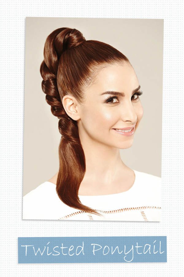 Hochsteckfrisuren selber machen: Twisted Ponytail