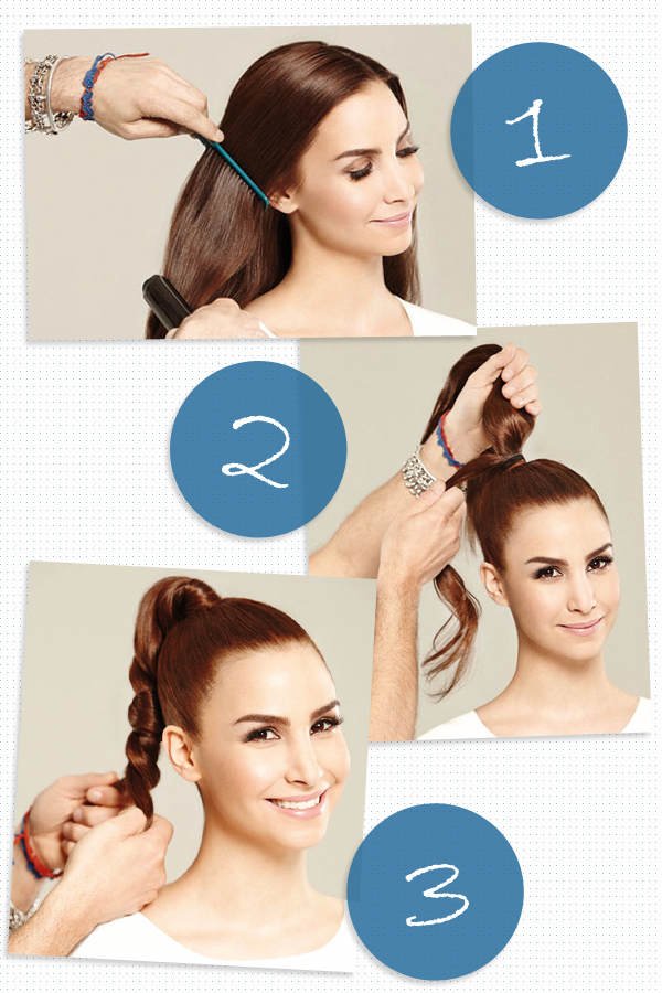 Twisted Ponytail selber machen mit Anleitung