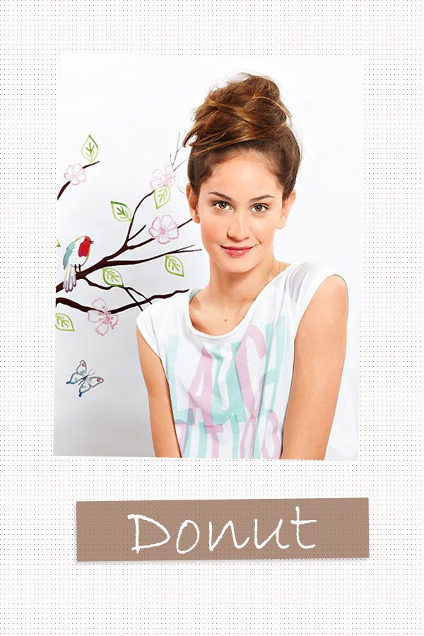 Hochsteckfrisuren selber machen: Donut