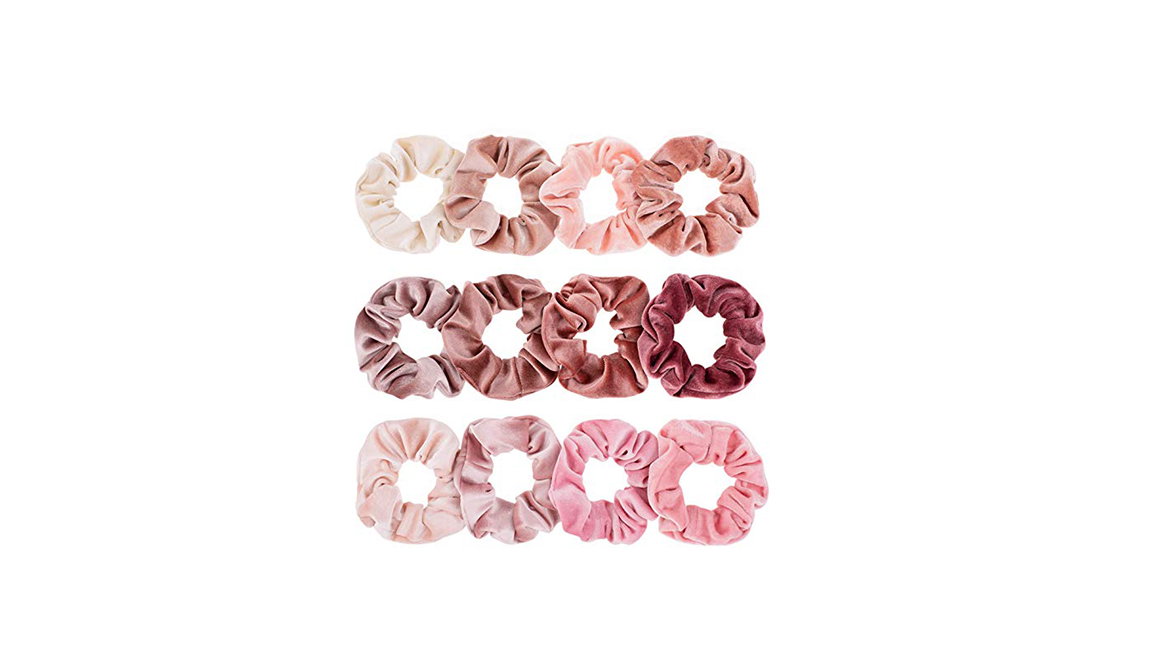 scrunchies rosa rose nude