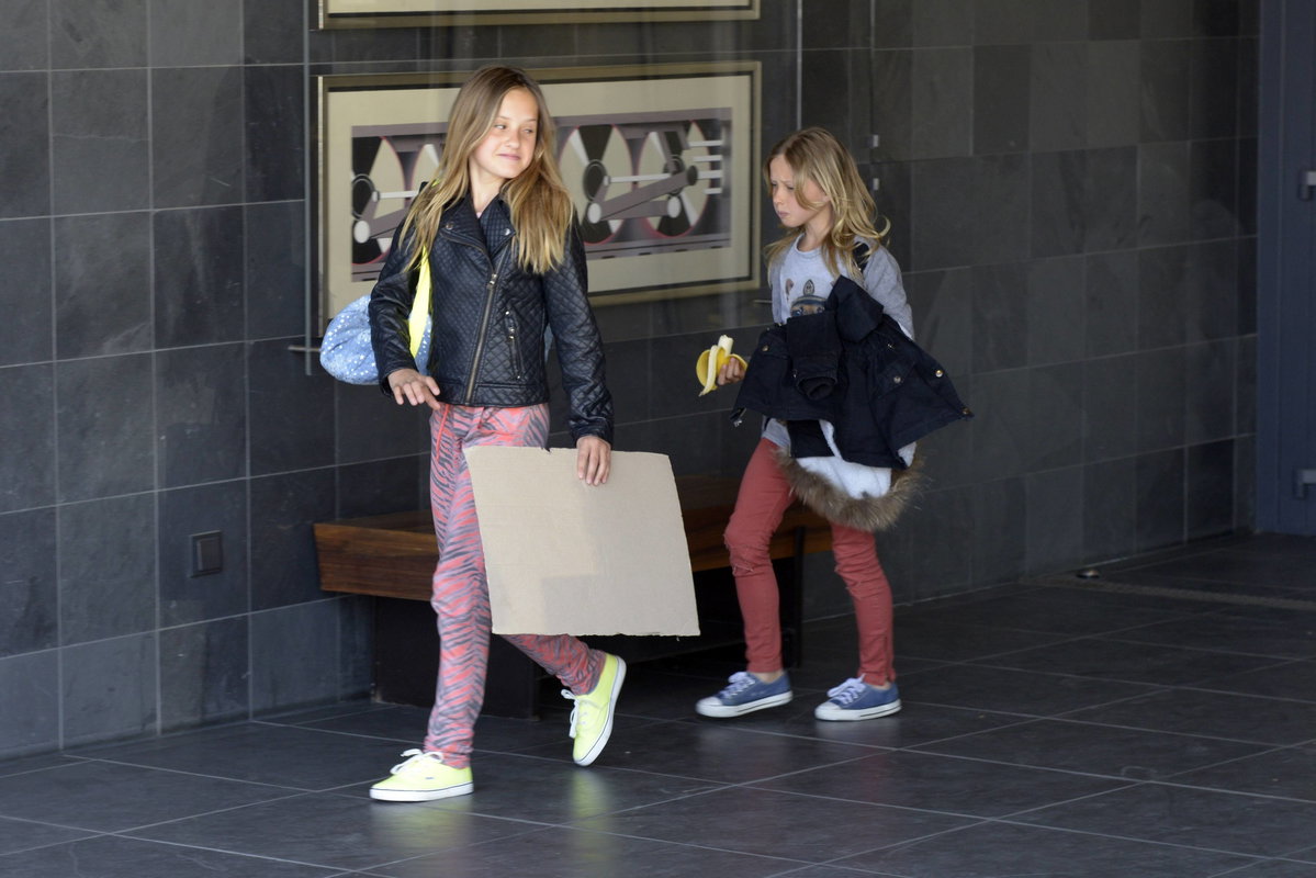 Shania und Davina Geiss