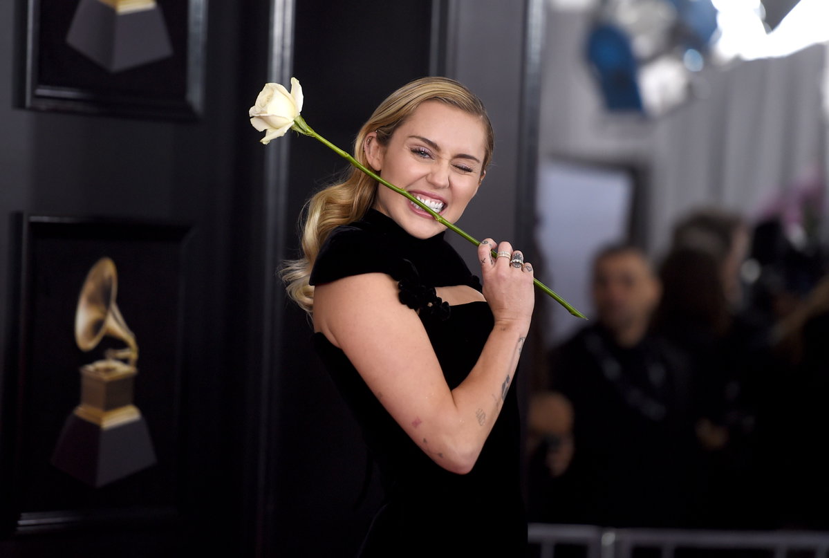 Miley Cyrus rose 
