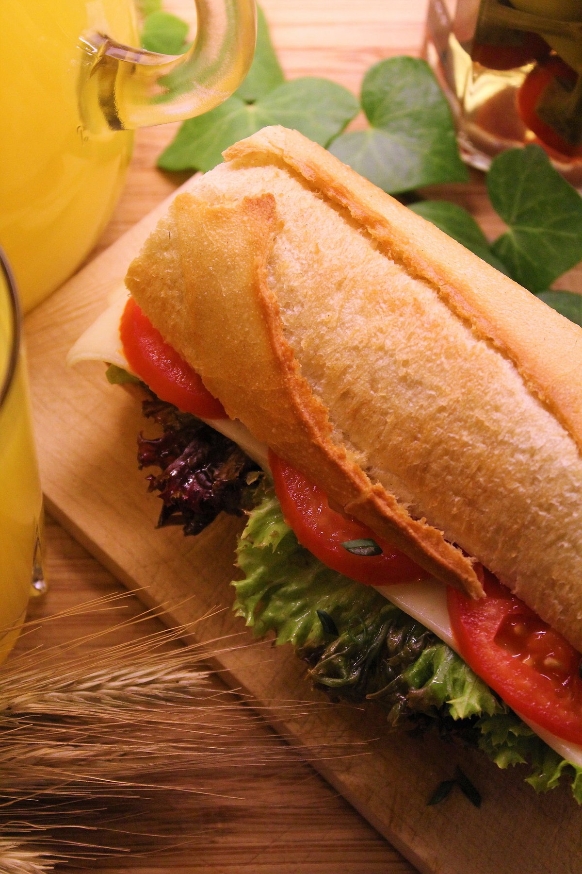Belegtes Brot Brötchen