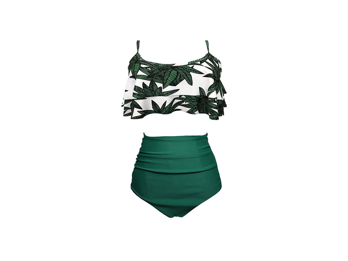 Bikini mit Bambus-Muster