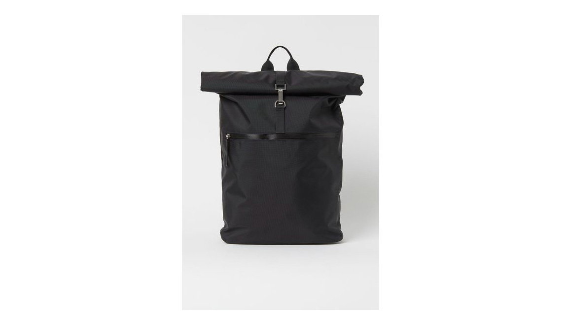 Rucksack H&M schwarz Roll-Top