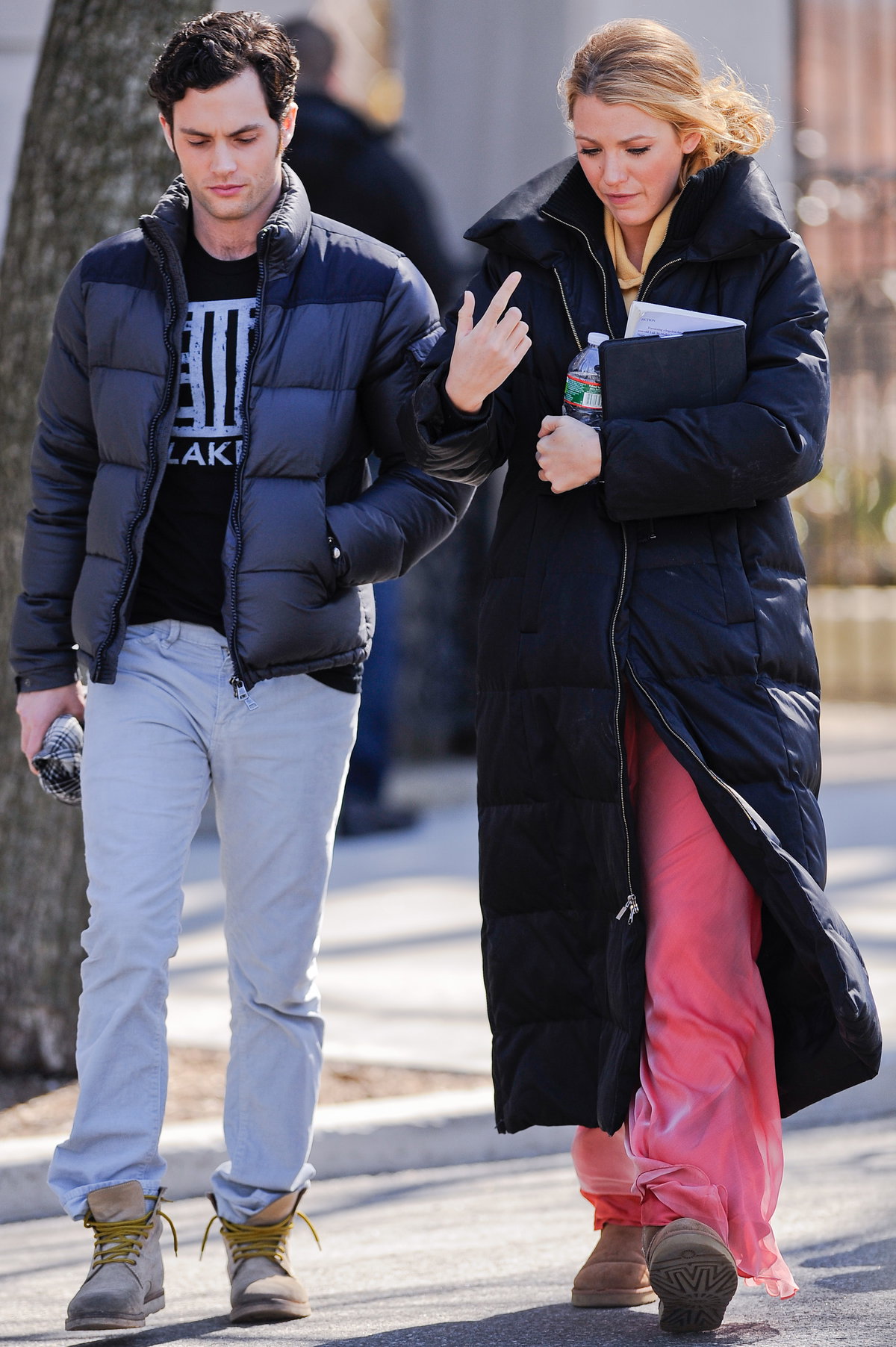 Penn Badgley Blake Lively Gossip Girl