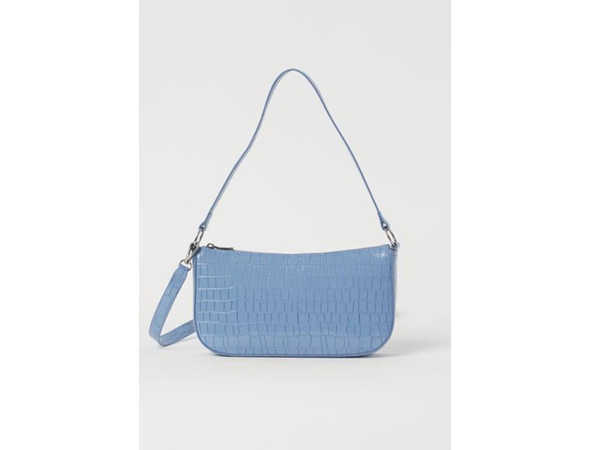 blaue tasche