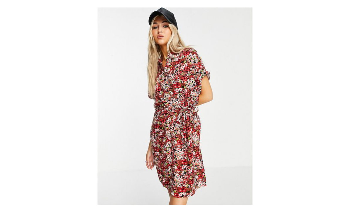Hemdkleid floral