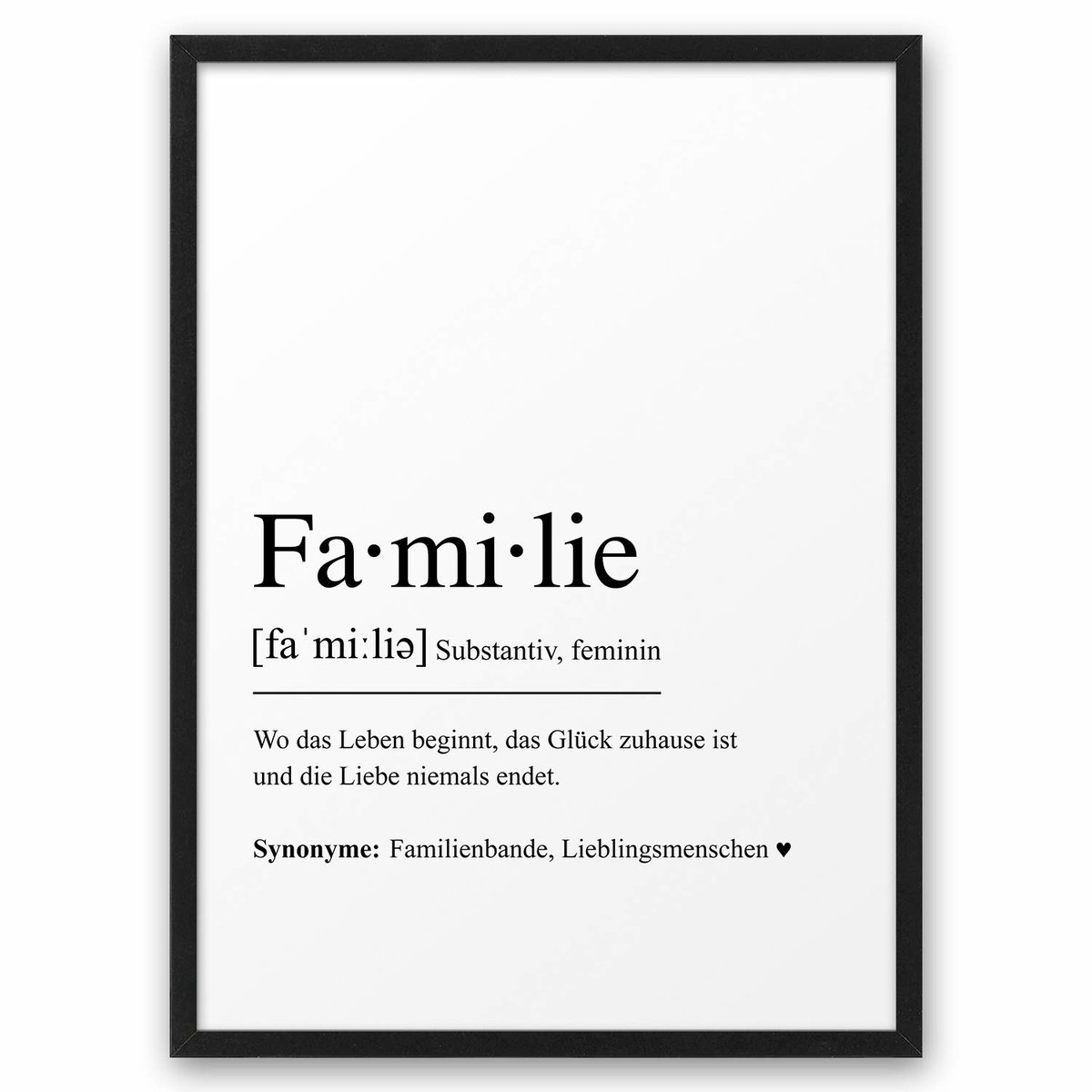 ABOUKI Store Kunstdruck Familie