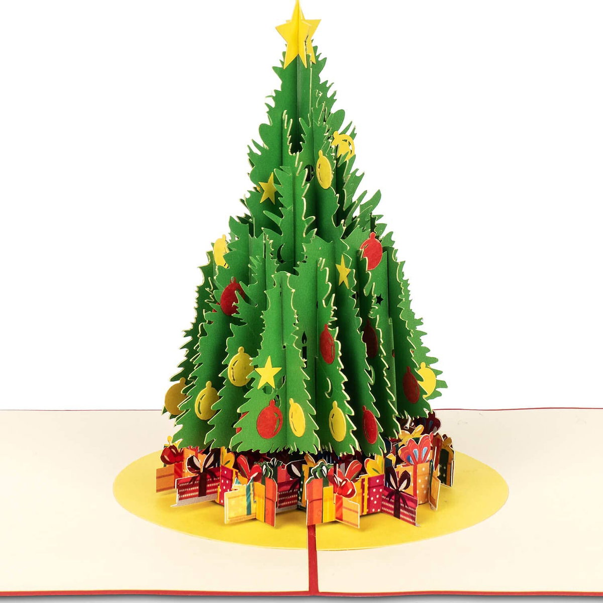 Paper Crush Tannenbaum Karte