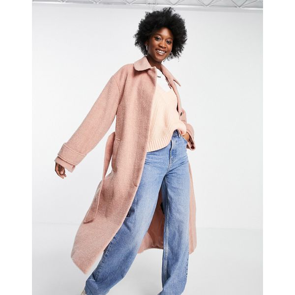 Wollmantel rosa ASOS