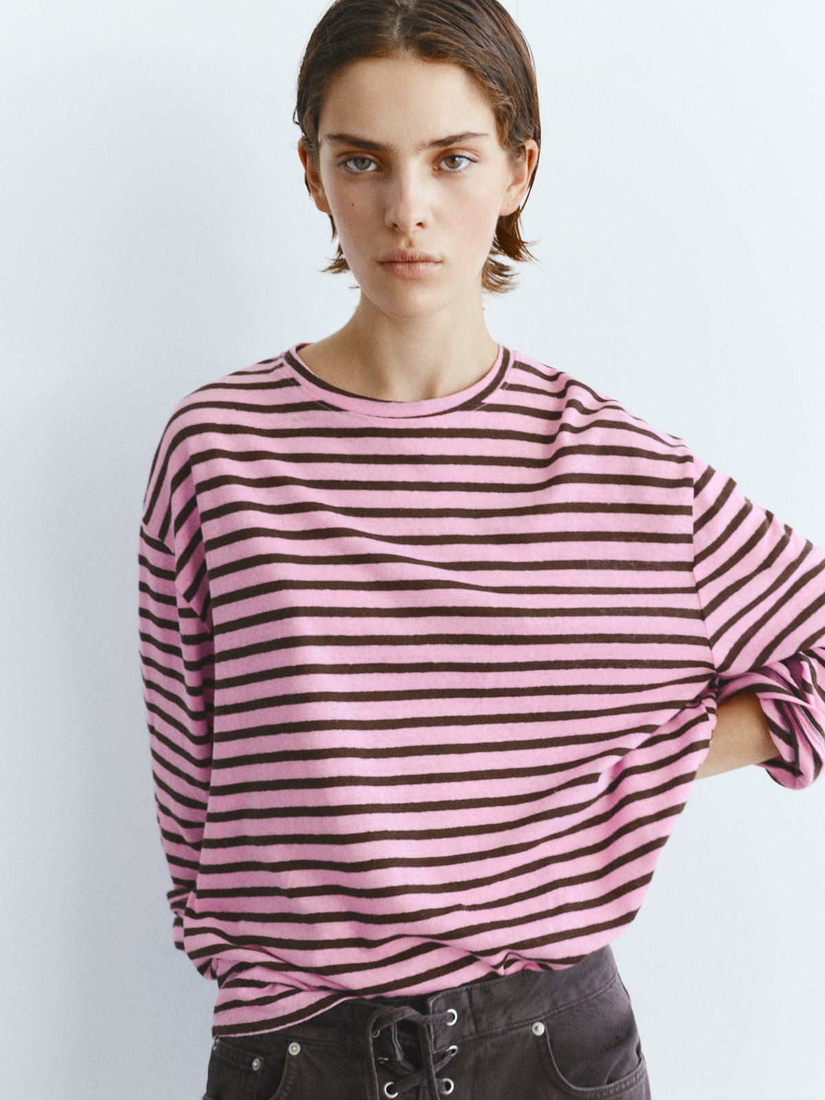 Gestreiftes T-Shirt von Pull&Bear