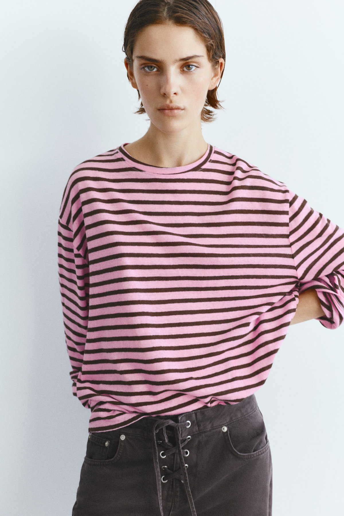 Gestreiftes T-Shirt von Pull&Bear