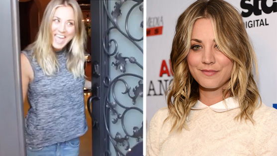 Kaley Cuoco zeigt ihren begehbaren Kleiderschrank