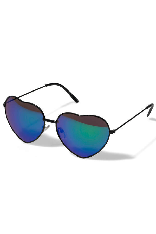 Sonnenbrille in Herzchenform von New Yorker