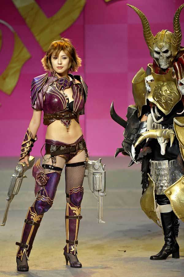 Kriegerinnen-Cosplay