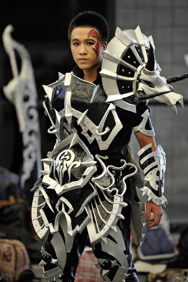 Cosplay im Krieger-Look