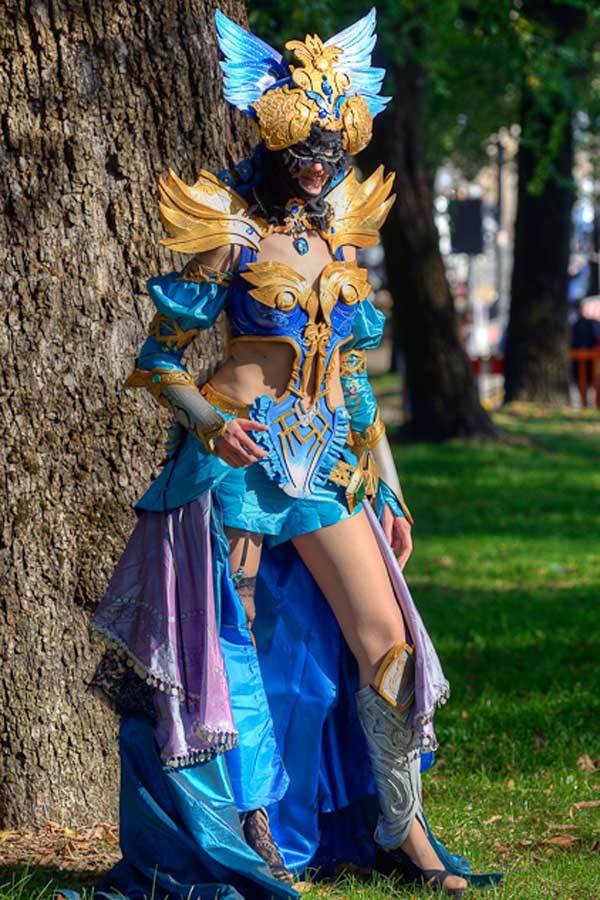 Cosplay mit vielen Details