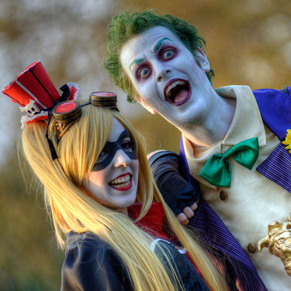 Cosplay-Pärchen aus Batman: Arkham Asylum