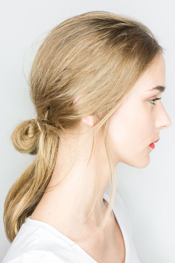 Half Low Bun