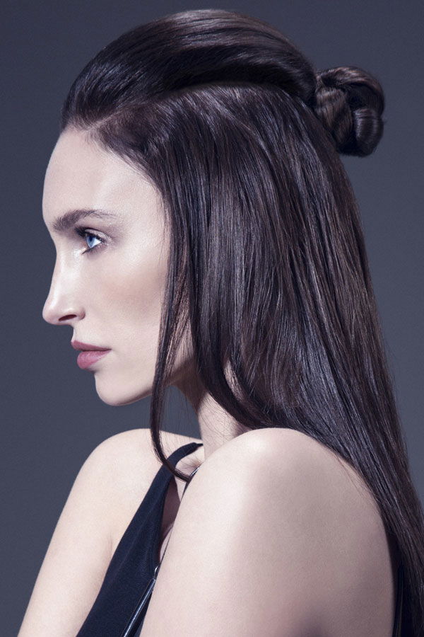 Sleek Half Bun