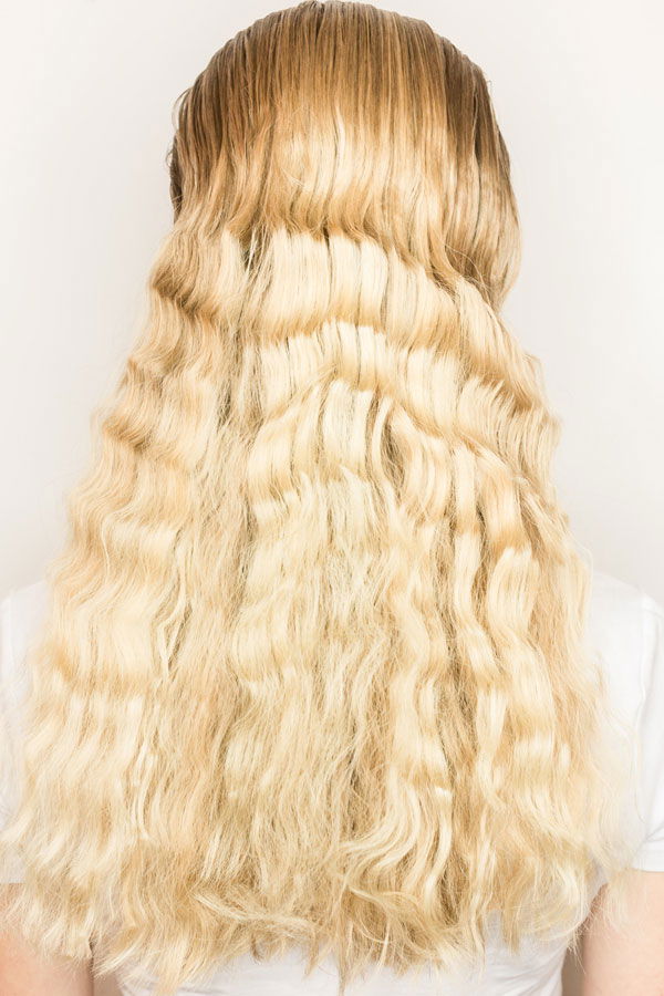 Trendfrisur für lange Haare