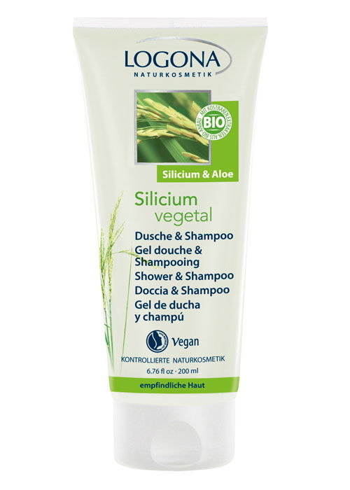 Ohne Silikone: Silicium Vegetal Dusche & Shampo