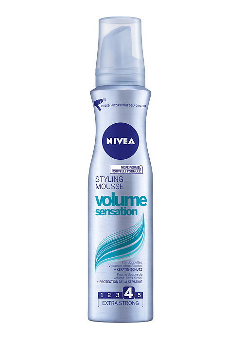 Ohne Silikone: Nivea Styling Mousse Volume Sensation