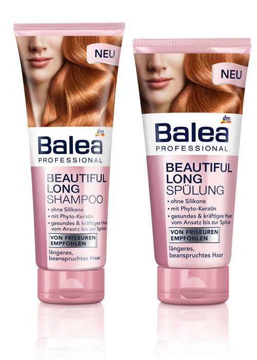 Ohne Silikone: Balea Beautiful Long Shampoo
