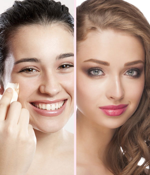 Nude-Lidschatten vs. Smokey Eyes