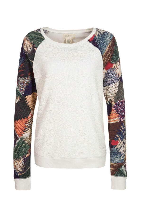 All-Over-Print-Pullover von Denim & Supply