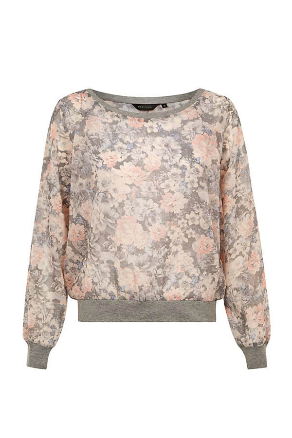 All-Over-Print-Pullover von Newlook