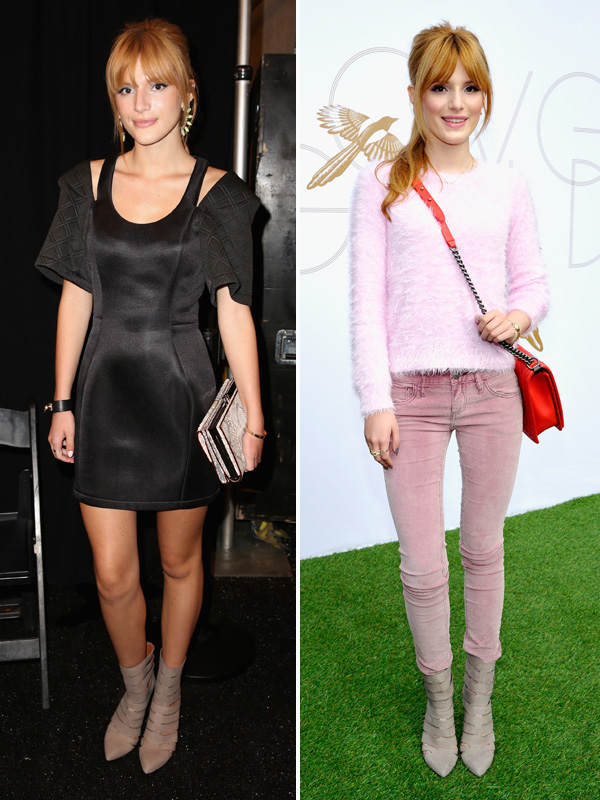 Bella Thorne: Spitze Stiefeletten