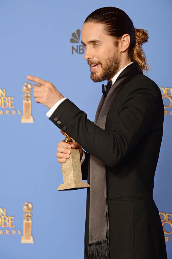 Jared Leto mit Zopf