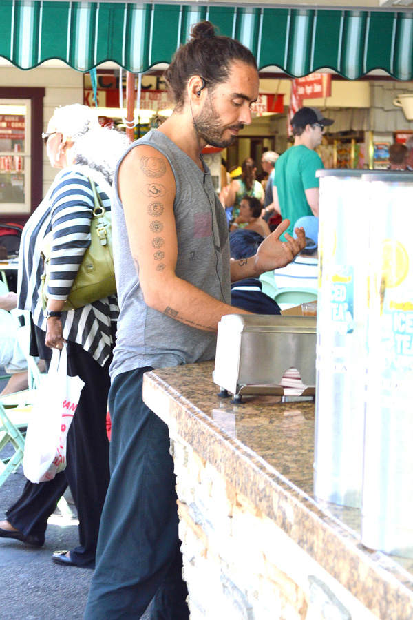 Russell Brand mit Dutt