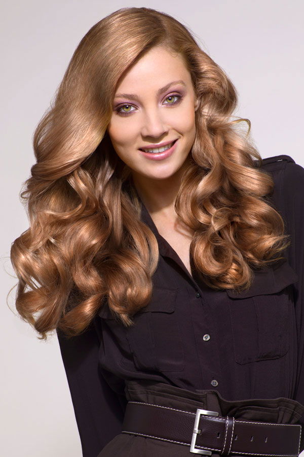 Volumen mit Locken