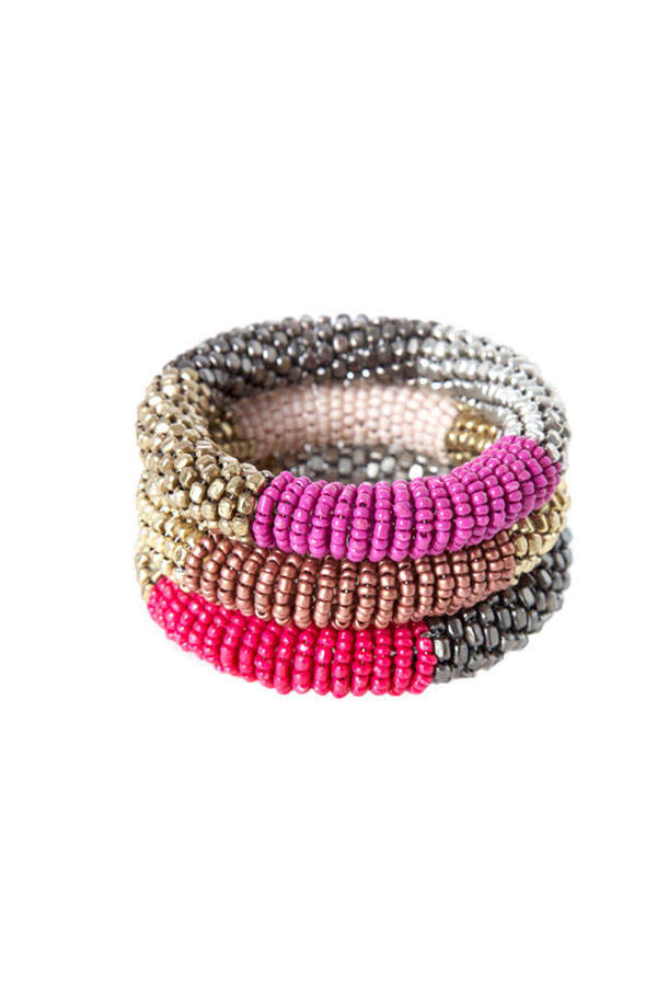 Bunte Armreifen von Promod