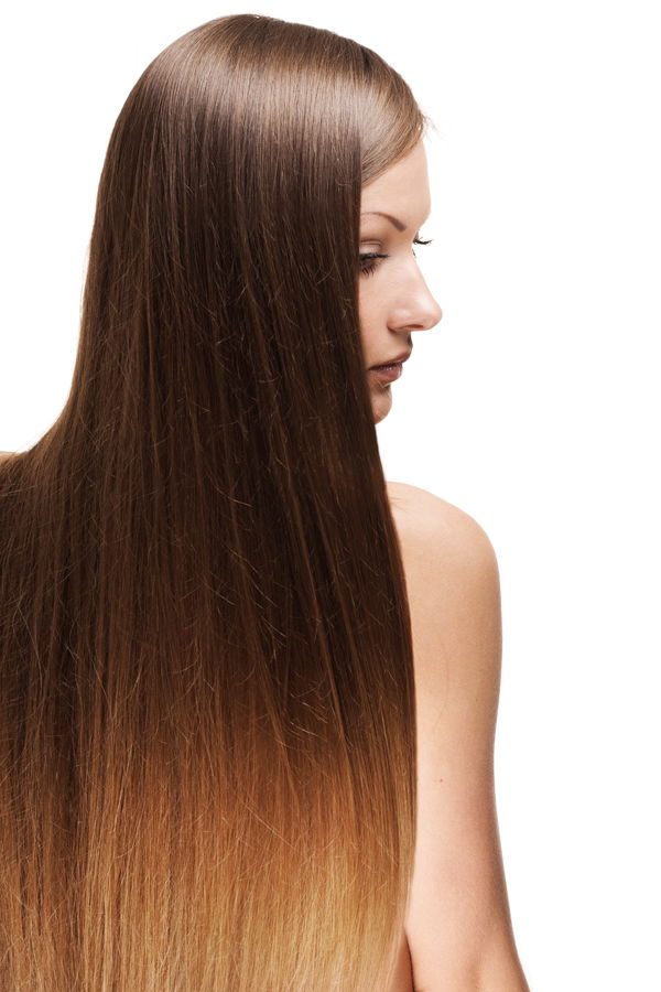 Braune Haare im Ombré Hair-Style