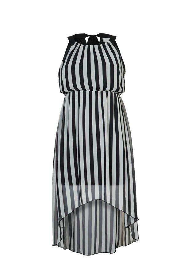 Gestreiftes Sommerkleid von Juna Rose