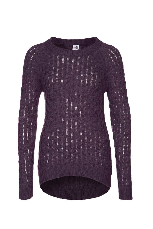 Lila Strickpullover von Vero Moda