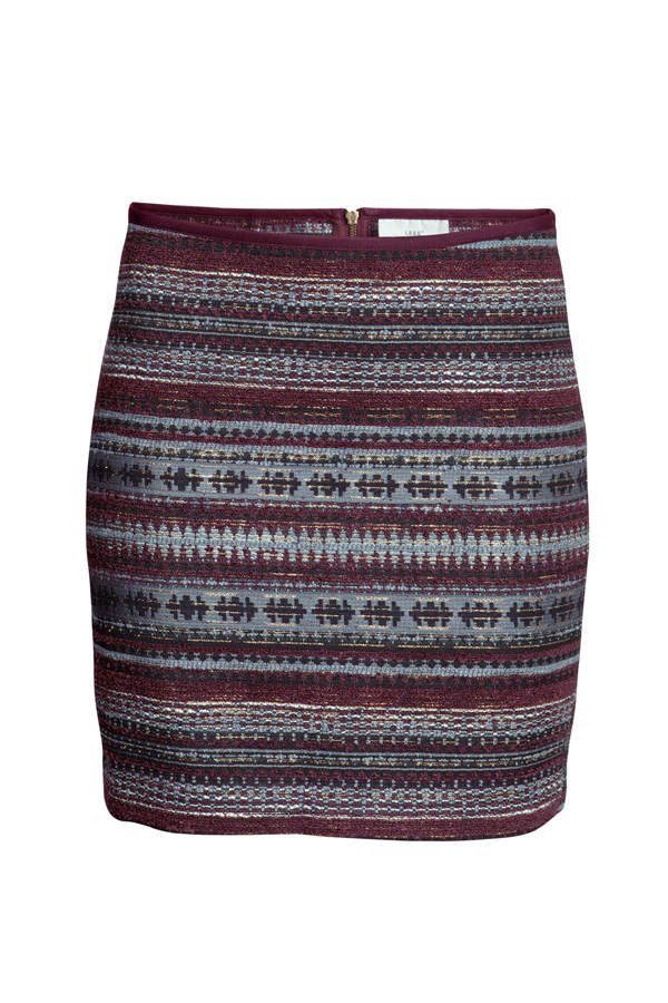 Wollrock mit Streifen von H&M